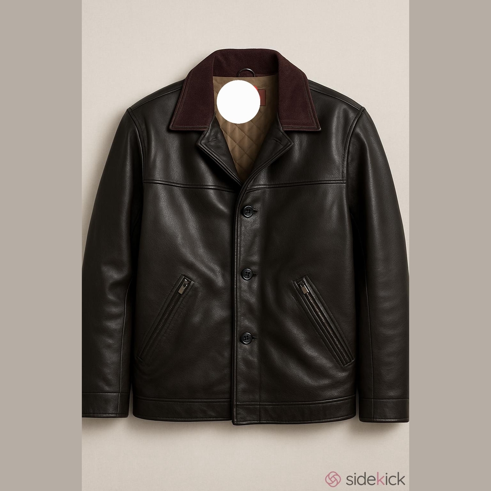 Men's Brown Leather Jacket